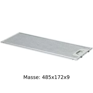 V-Zug Fettfilter 485x172x9/55/ Alu-Bügelgriff/DF-S5