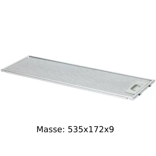 V-Zug Fettfilter 535x172x9 eingriffig DF-S6