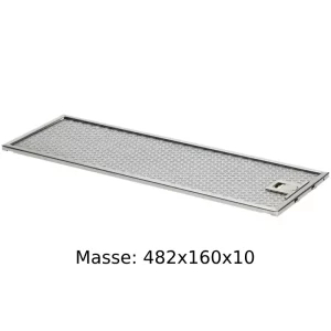 V-Zug Fettfilter 482x160x10/55 neue Version ab 05