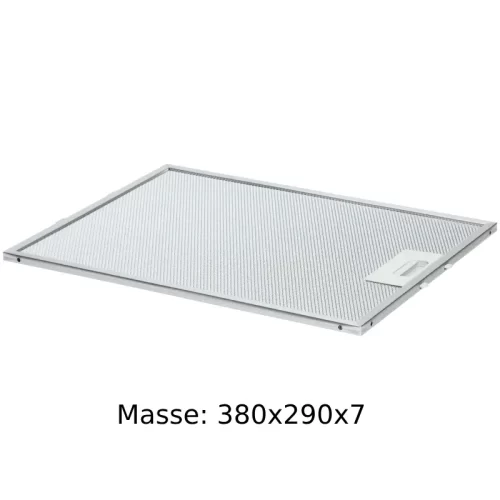 V-Zug Fettfilter 380x290x7 / Alu